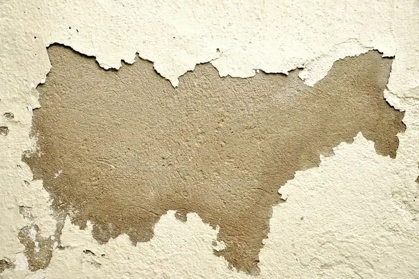 Ceiling water damage repair
